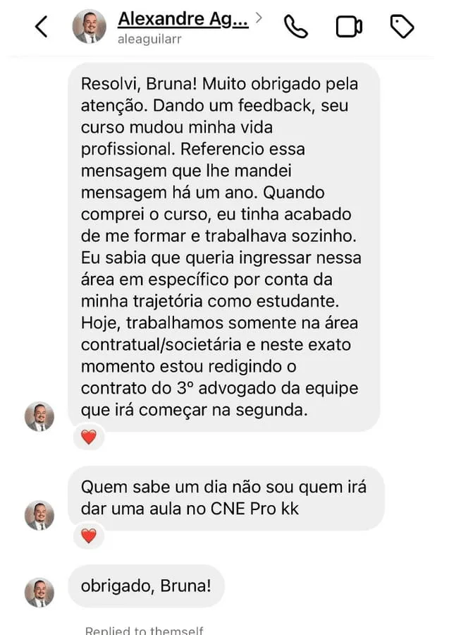 Depoimento real de membro da Comunidade CNE