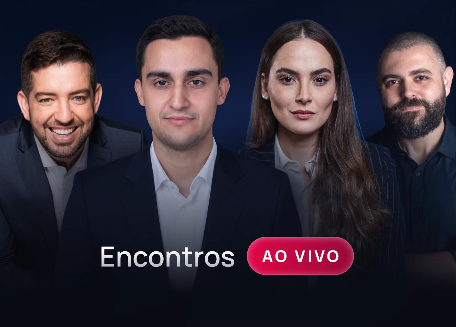 Encontros ao vivo com os professores do curso